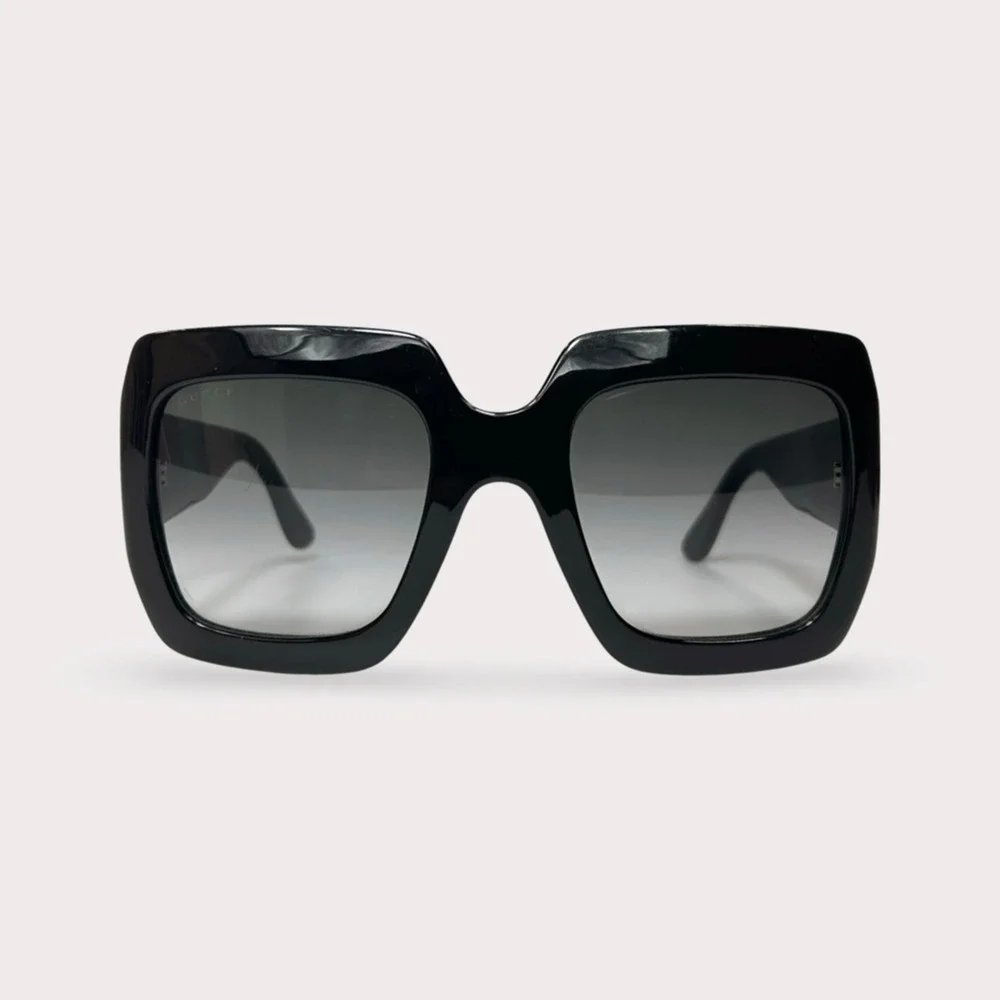 Gucci Oversized Square Interlocking G Sunglasses GG0053S